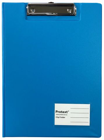 Protext A4 PP Clip Folder - Blue