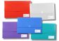 Protext Foolscap Velcro Doc Wallet -Purple