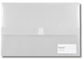 Protext Foolscap Velcro Doc Wallet -Clear