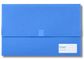 Protext Foolscap Velcro Doc Wallet -Blue