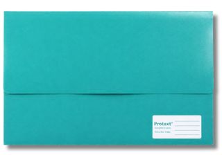 Protext Foolscap Velcro Doc Wallet -Green