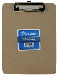 Writer A5 MDF Flat Clip Clipboard 240x170mm