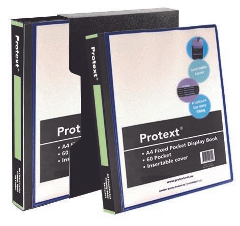 Protext A4 60pkt Fixed Display Book W/Cover