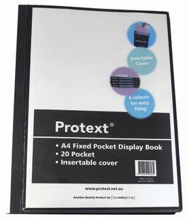 Protext A4 20pkt Fixed Display Book