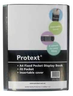 Protext A4 20pkt Fixed Display Book