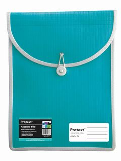 Protext Attache File with Elastic Closure - Aqua