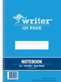 WRITER A4 120pg Note Book