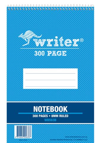 Writer 8*5 300pg Notebook