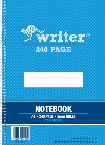 WRITER A4 240pg Note Book