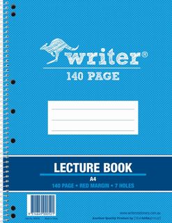 WRITER A4 140pg Lecture Book