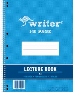 WRITER A4 140pg Lecture Book