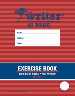 Writer 9*7 48pg 8mm Ruled Exercise Book