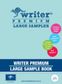 Writer Premium Scrap Book Sampler