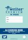 Writer Premium A4 96pg 10mm Grid Exercise Book