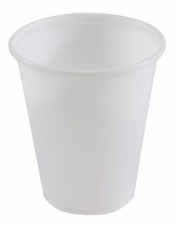 Writer Breakroom 7oz White Plastic Cup 1k units