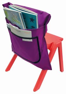 Writer Nylon Chair Bags - Purple