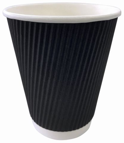 Writer Breakroom 12oz Black Double Wall Cup Bx500