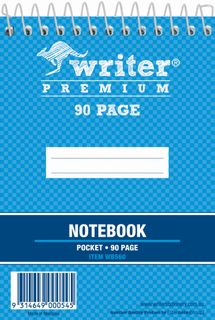 Writer Premium Pocket 90pg Note Book