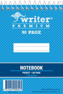 Writer Premium Pocket 90pg Note Book