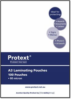Protext A3 Laminating Pouch 80mic pk100