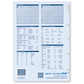 Splash A4 96pg 8mm Ruled Binder Book