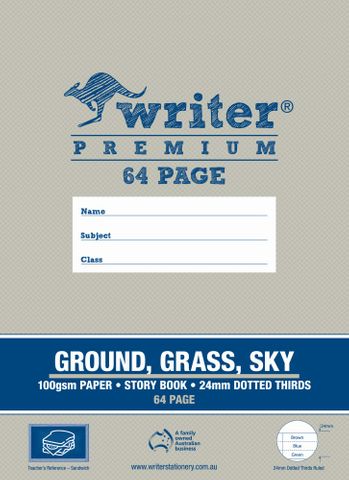 Writer Premium 64pg 24mm D/Ts Story Book G/G/S Ex. Book