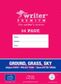 Writer Premium 64pg 18mm D/Ts Ground Grass Sky Project Book