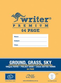 Writer Premium 64pg 24mm D/Ts G/G/S Project Book