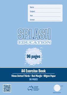 Splash A4 96pg 14mm D/T's Ex Book