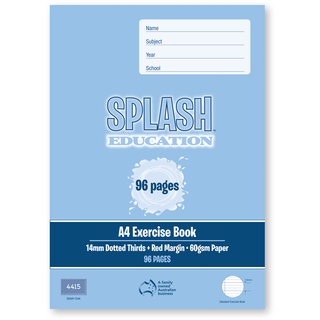 Splash A4 96pg 14mm D/T's Ex Book