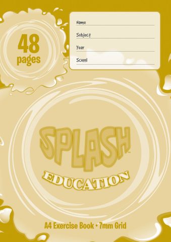 Splash A4 48pg 7mm Grid Book