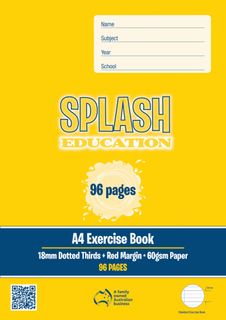 Splash A4 96pg 18mm D/T's Ex Book