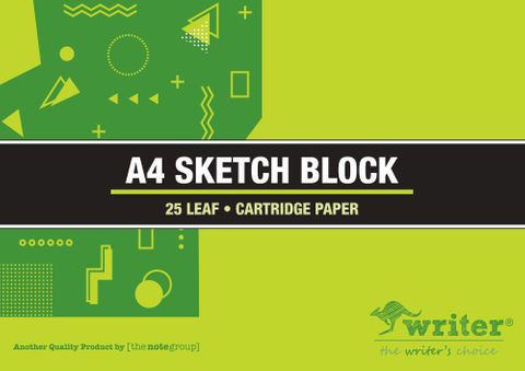 Writer A4 Sketch Block