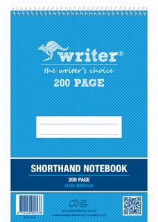 Writer 8*5 200pg Notebook