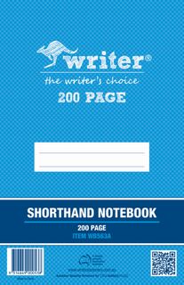 Writer 8*5 200pg Notebook