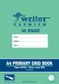 Writer Premium A4 48pg Primary Grid Exercise Book