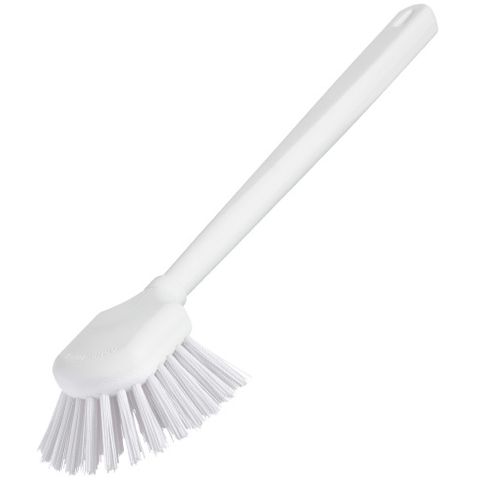 Browns Long-Handled Gong Brush White