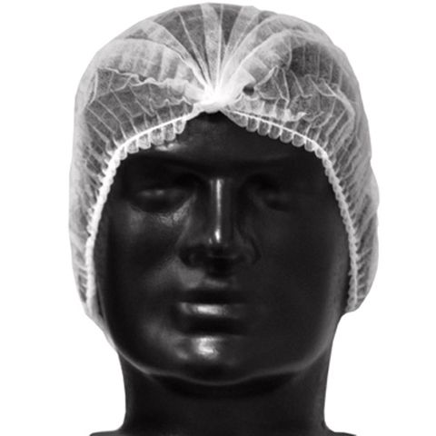 Disposable Crimp Hair Nets White Pk/100