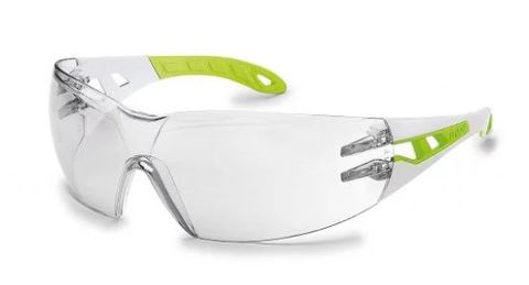 Safety Glasses - Uvex White/Lime