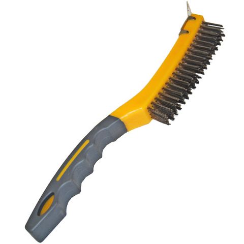 Browns Wire Scratch Brush with Scraper