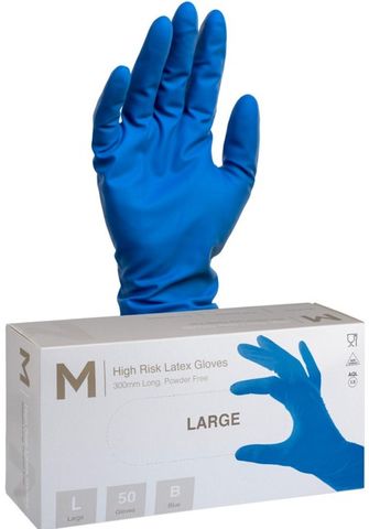 M Hi Risk Glove Large Powder Free Pk/50