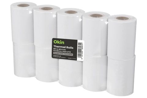 Eftpos Thermal Roll 57mm x 38mm Pk/10
