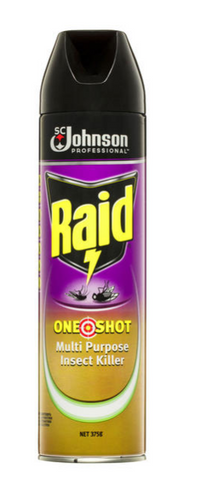 Raid One Shot Multi Purpose InseCtn Killer CITRUS 375gm