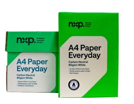 NXP White Copy Paper A4 80gsm Box/5