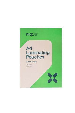 Laminating Pouches Gloss 80 Micron A4 Pk/100