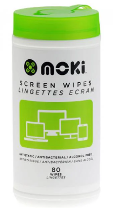 Moki Screen Wipes Tub/80