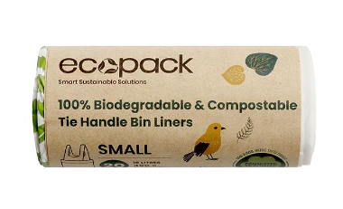Ecopack Bin Liner 18L Compostable Roll/20