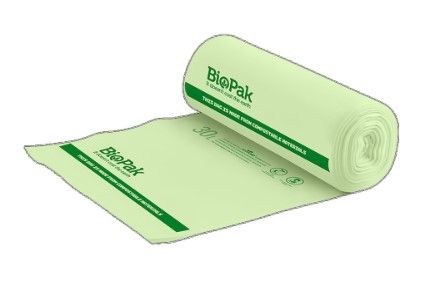 Bioplastic Bag Compostable Green 50L Roll/30
