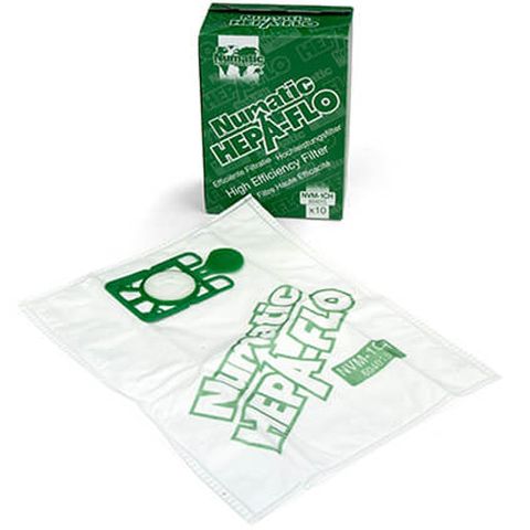 Mr Henry & Numatic Hepaflo Vac Bags Pkt/10