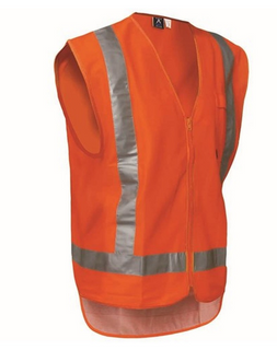 PRO Hi Vis Vest Ttmc-w17 Polyester Drop Tail Orange 2XL